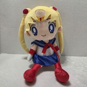 Sailor Moon Plush Fair Condition Broken Bow 20th Anniversary 12‎ In